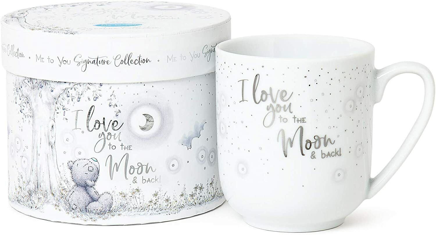 Valentines Love You to The Moon & Back Gift Boxed Tatty Teddy Mug