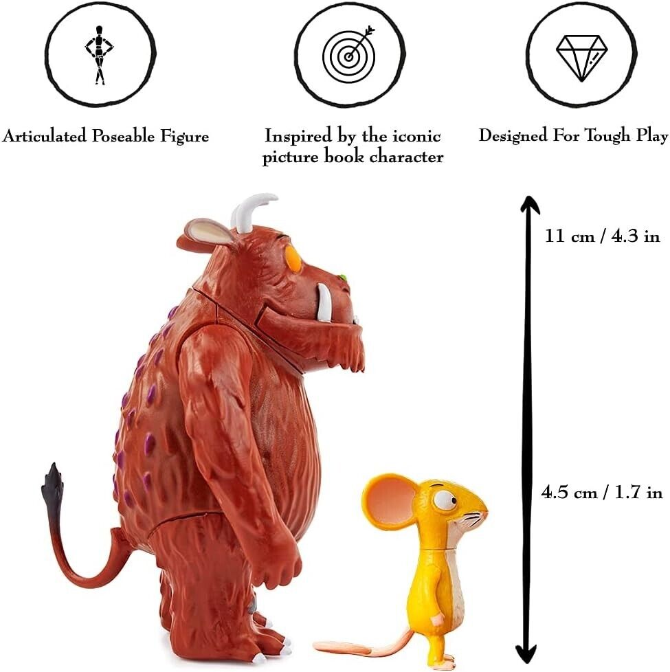 Gruffalo and Mouse Toy Twin Pack Figure Set JD-1004