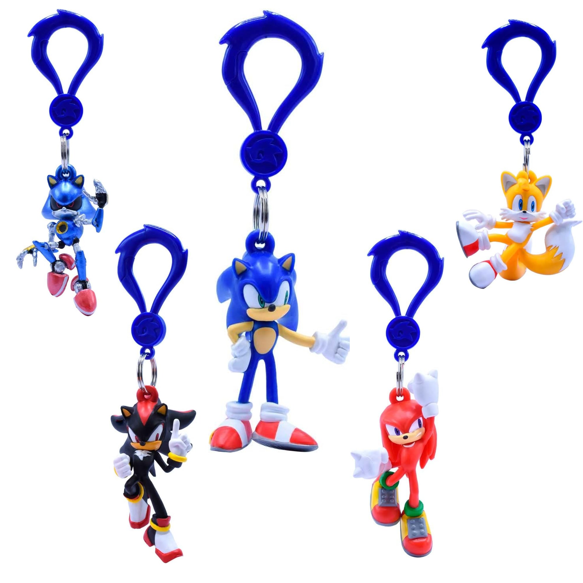 Sonic The Hedgehog Backpack Hangers S3 Collector's Box - 5 Figures