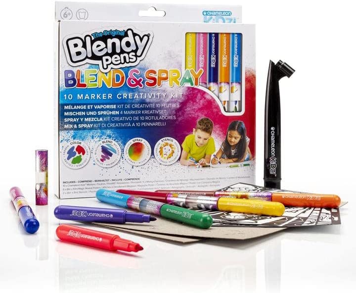 Chameleon Kidz Blendy Pens Blend & Spray Creativity Kits (4-24 Markers Kits)