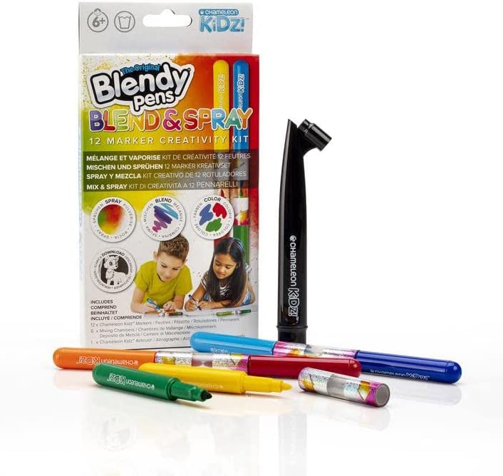 Chameleon Kidz Blendy Pens Blend & Spray Creativity Kits (4-24 Markers Kits)