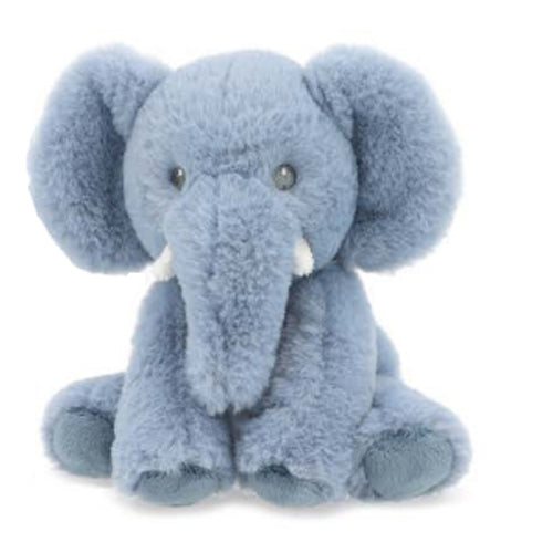 Elephant Themed Comforters Blankets Rattles Plush Soft Toys - "Ezra" 100% Eco Recycled Keel Toys - 0