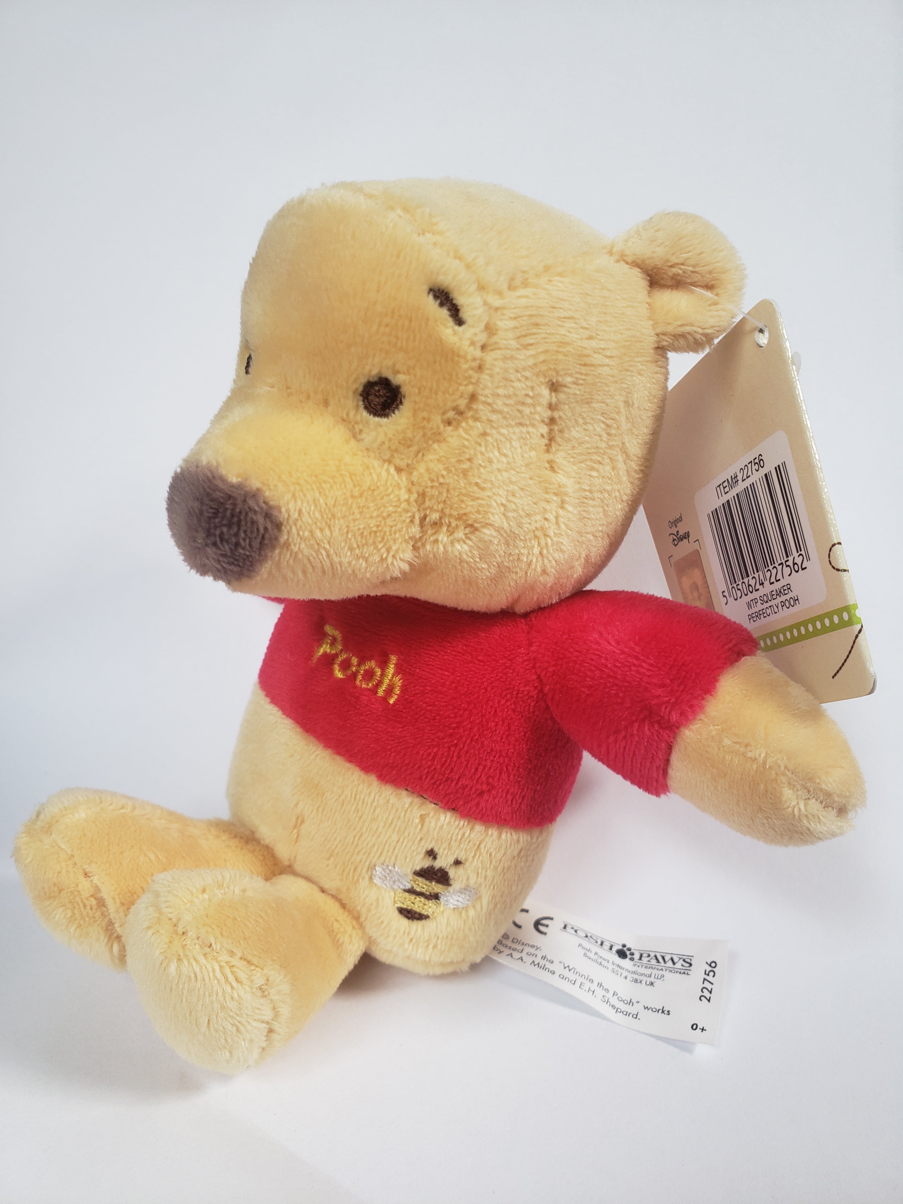 Disney Winnie The Pooh Perfectly Pooh Squeaker Plush Toy