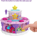 Polly Pocket GYW06 Birthday Cake Countdown for Birthday Week, Birthday Cake Shape & Package, 7 Play Areas, 25 Surprises, Multicolor