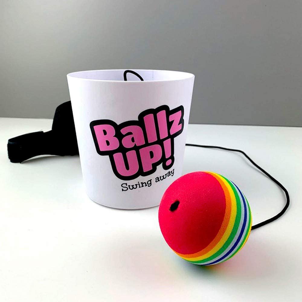 Winning Ballz Up! Swing Away Party Game BOX DAMAGED