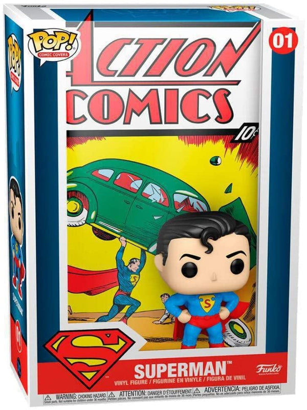 Funko 50468 POP Vinyl Cover: DC-Superman Action Comic