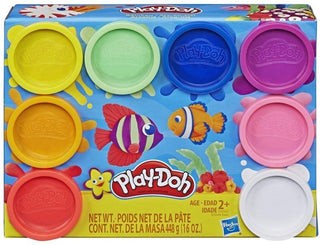 Play-Doh 8-Pack Neon Or Rainbow Non-Toxic Modelling Compound with 8 Colours