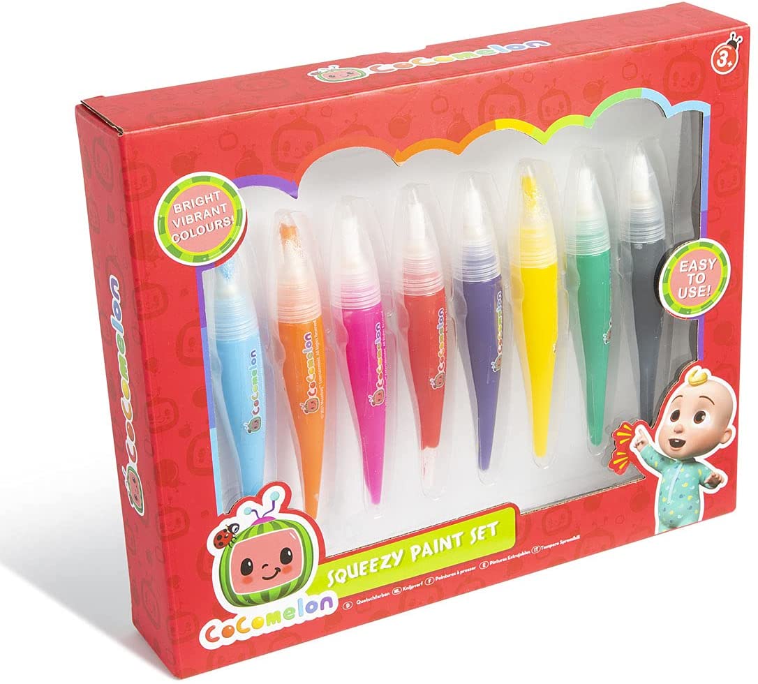 Cocomelon Squeezy Paint Set