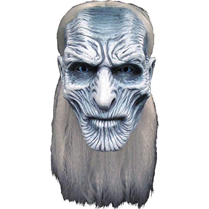 Trick Or Treat Studios Men's Game of Thrones Men's Full Head Mask White Walker