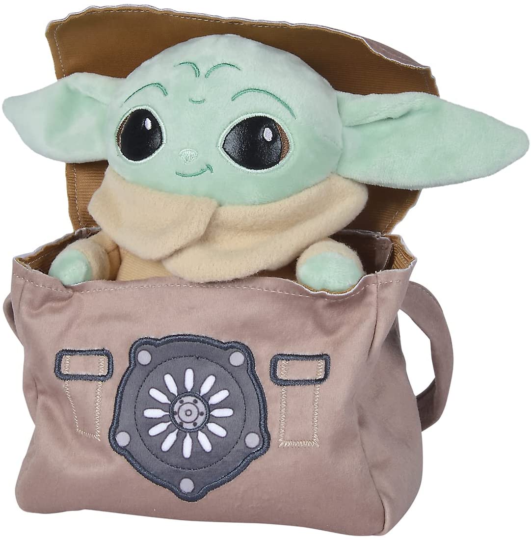 Simba Toys 651STA009 Baby Yoda The Mandalorian: The Child in Bag 20CM