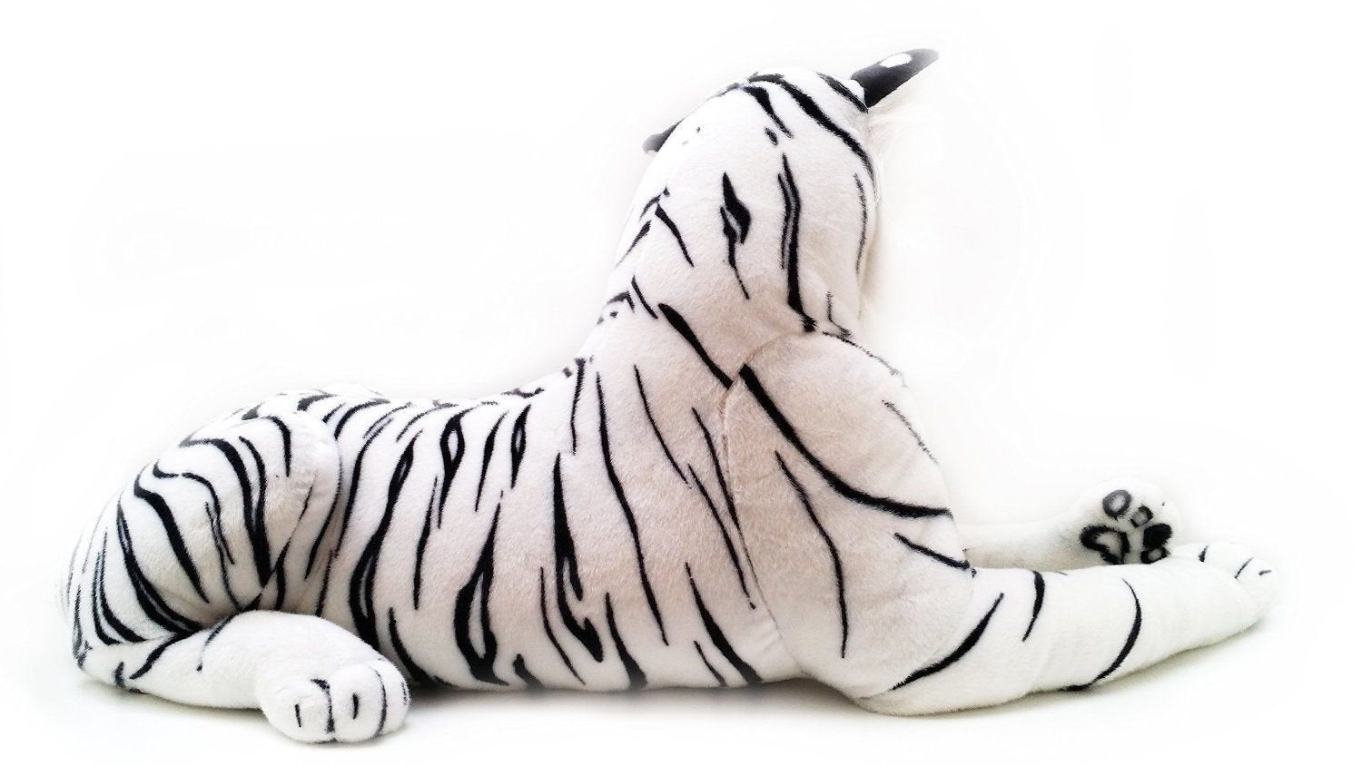 Deluxe Paws Realistic Lifelike Stuffed Plush White Tiger Soft Toy 100cm 40"