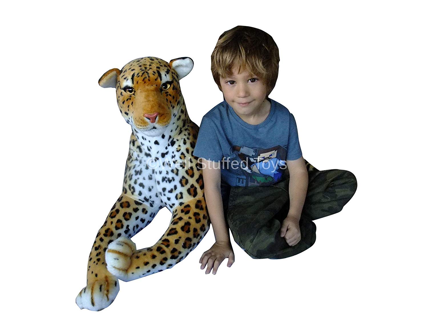 Deluxe Paws Extra Large Leopard Plush 160cm 62"