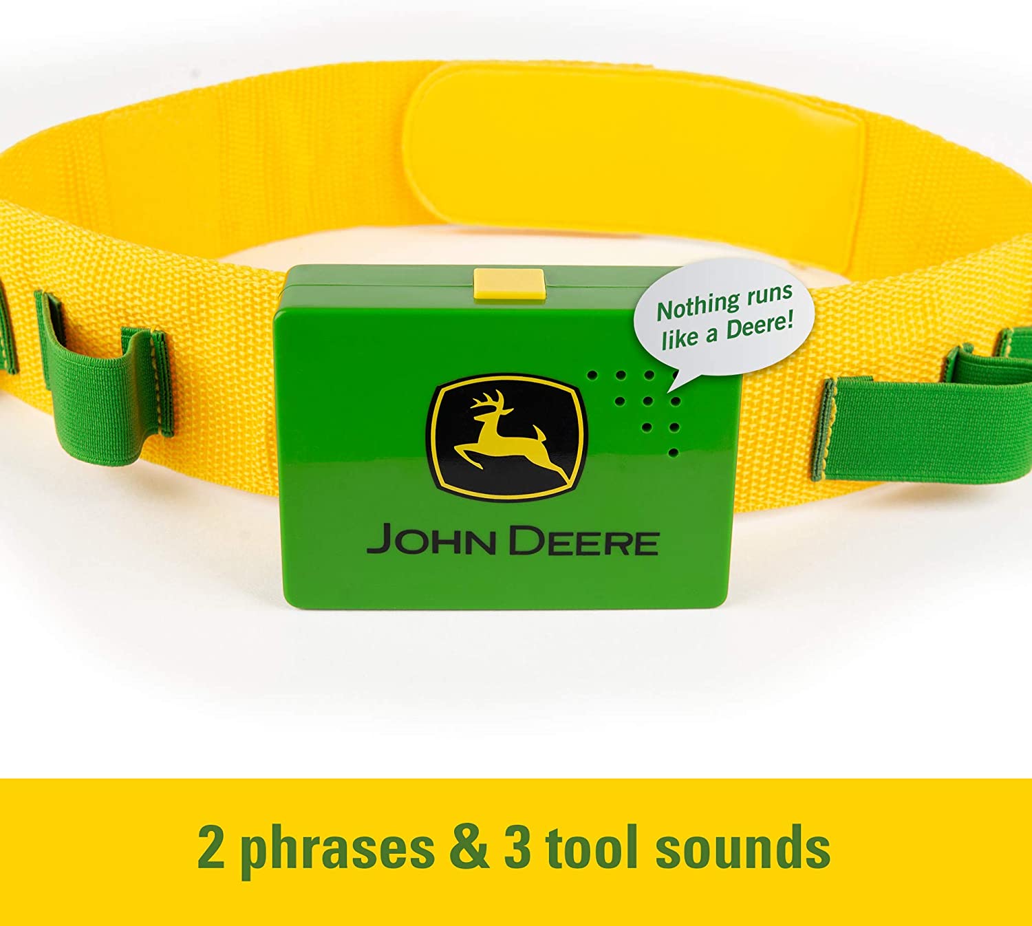 TOMY 35070 ERTL John Deere Deluxe Talking Toolbelt, Green