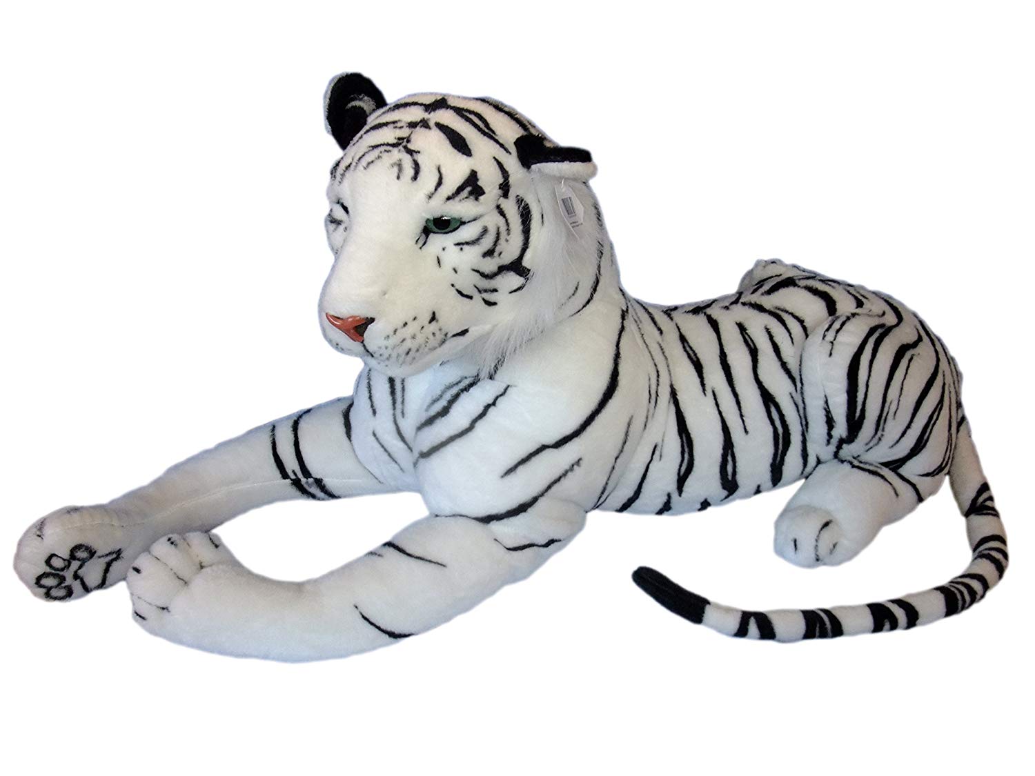 Deluxe Paws Large Plush White Tiger Soft Toy 160cm 63"