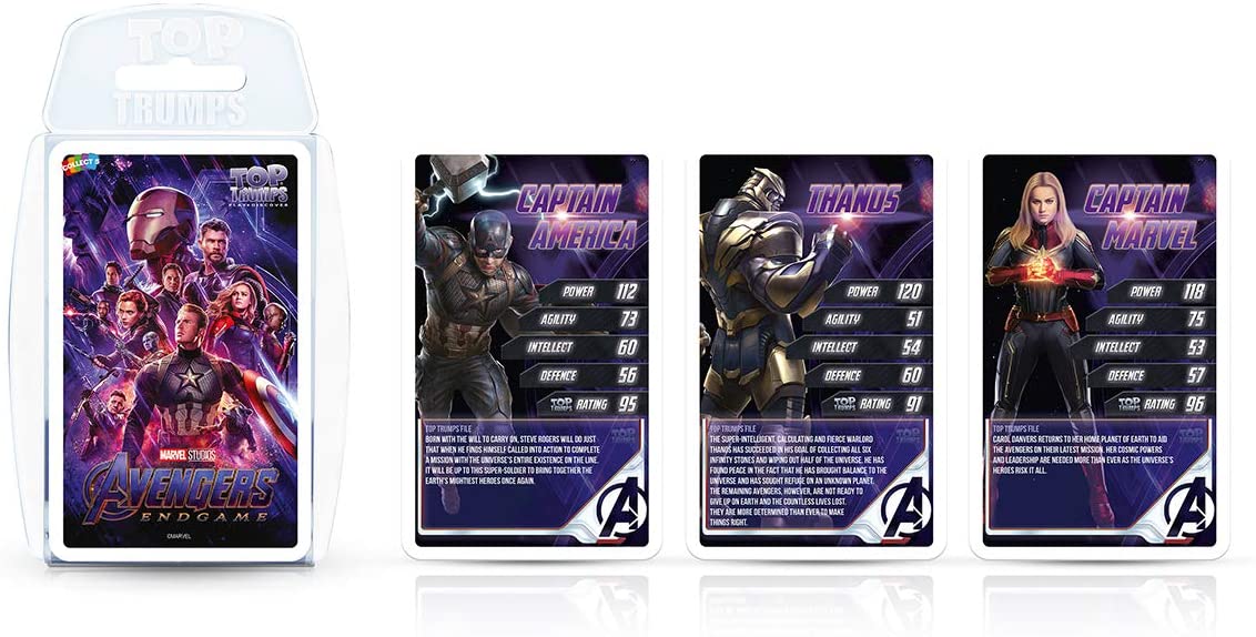 Marvel Avengers Endgame Top Trumps Card Game