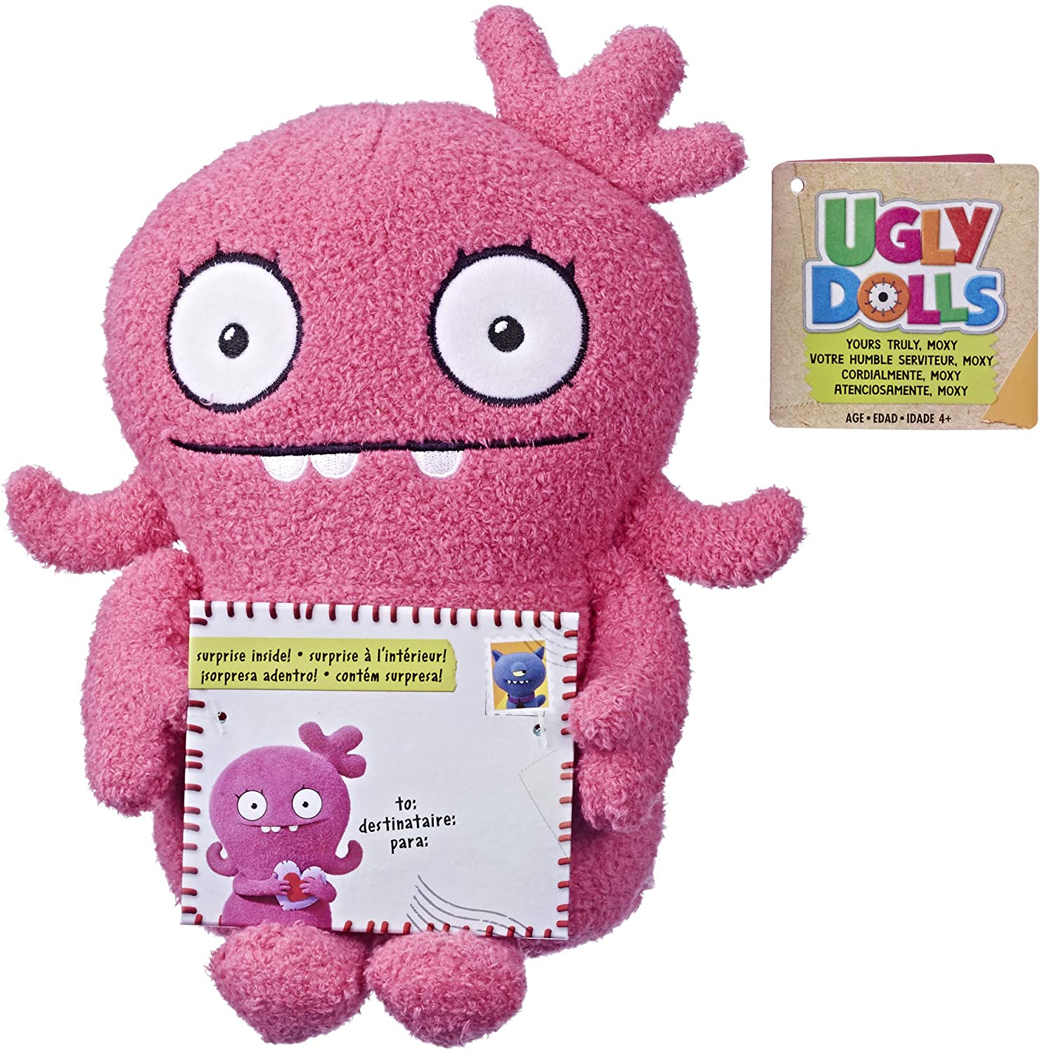 Hasbro Uglydolls Yours Truly Moxy Stuffed Plush Toy, 9.75" Tall - 0