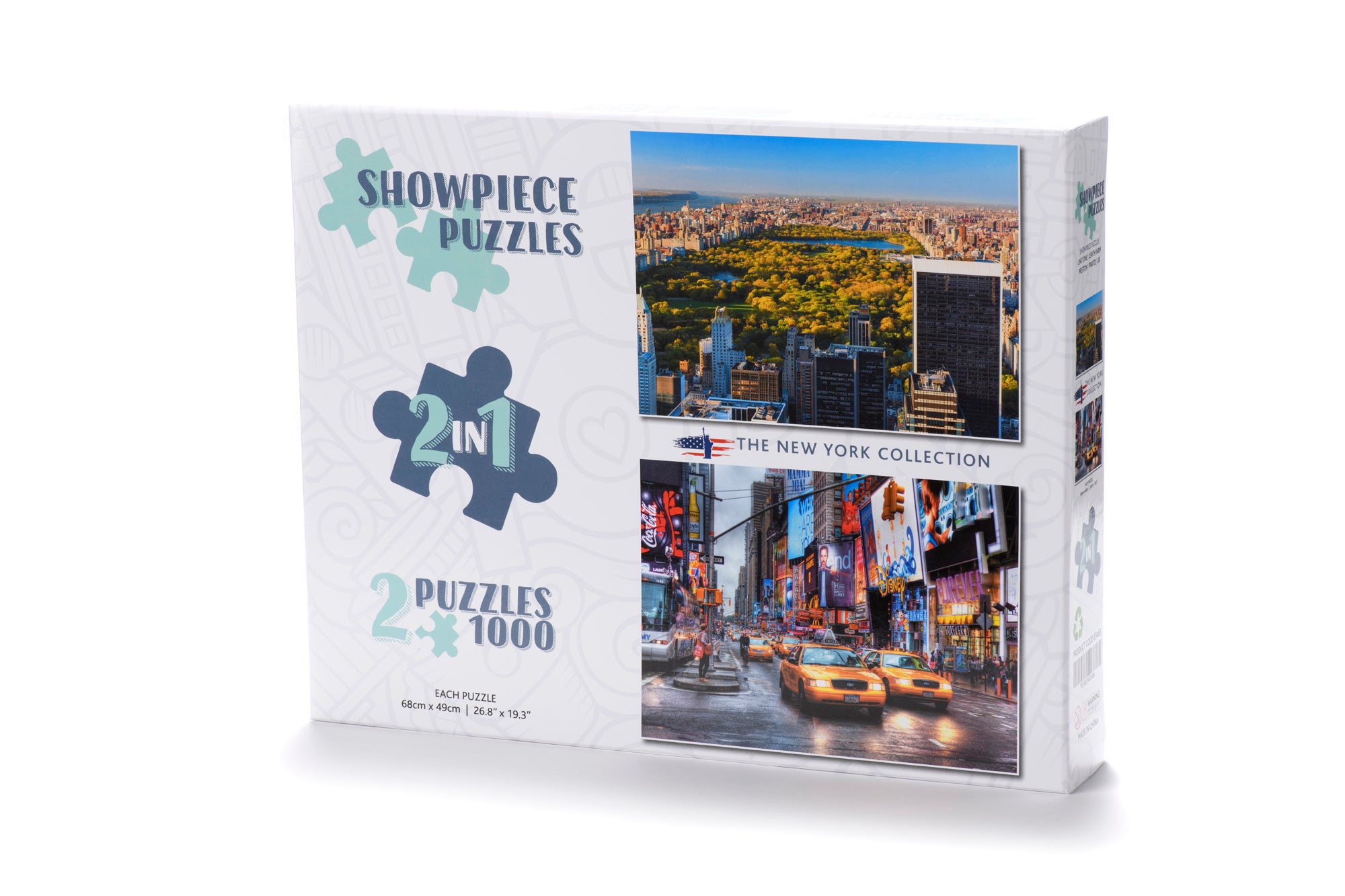 Showpiece Puzzles 2 x 1000 Piece Collection (New York) - 0