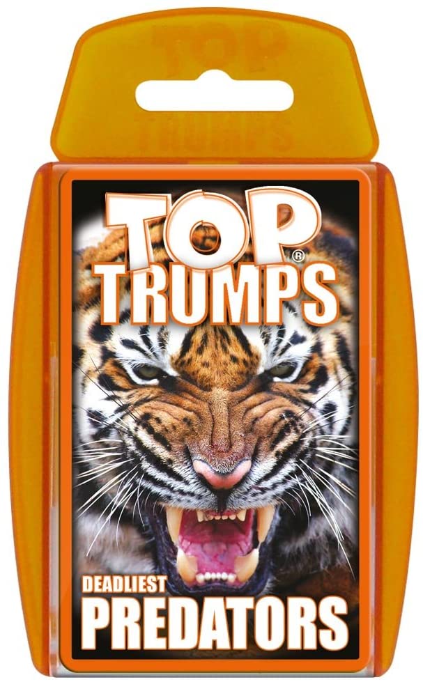 Deadliest Predators Top Trumps Card Game