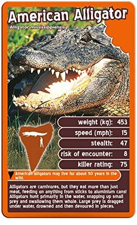 Deadliest Predators Top Trumps Card Game - 0