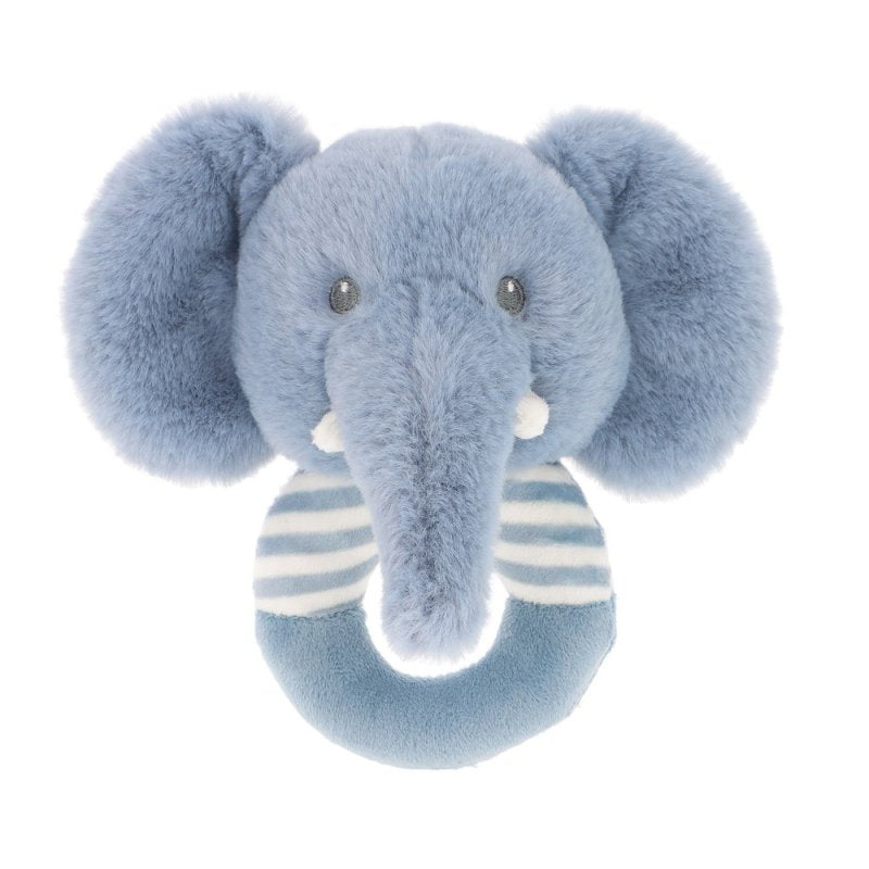 Elephant Themed Comforters Blankets Rattles Plush Soft Toys - "Ezra" 100% Eco Recycled Keel Toys