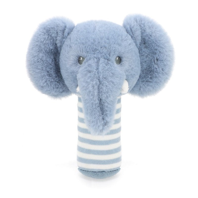 Elephant Themed Comforters Blankets Rattles Plush Soft Toys - "Ezra" 100% Eco Recycled Keel Toys