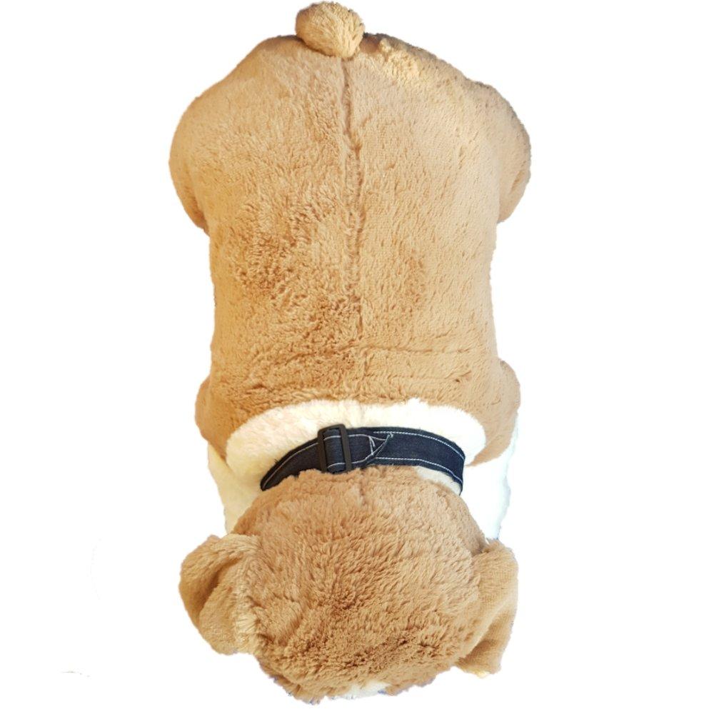 Deluxe Paws Large Lifesize Cuddly British Bulldog Plush 65cm