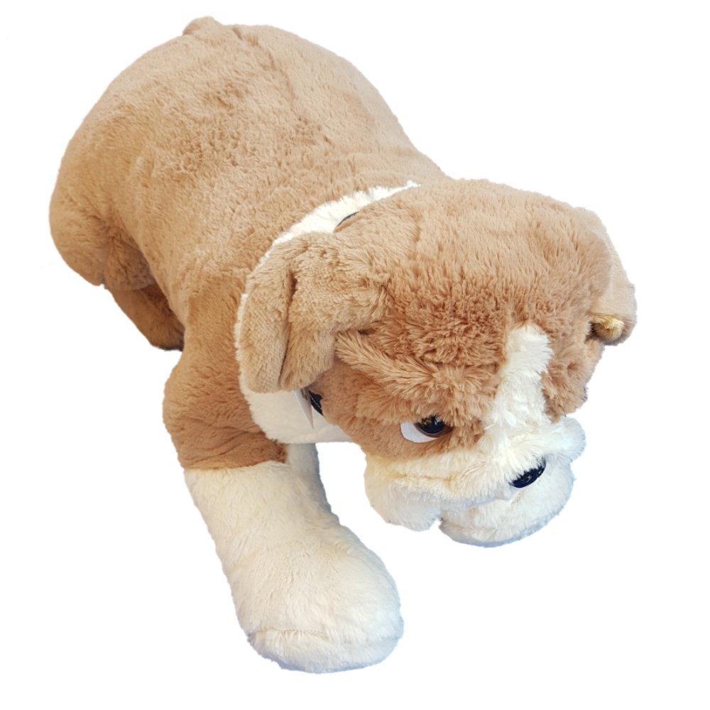 Deluxe Paws Large Lifesize Cuddly British Bulldog Plush 65cm