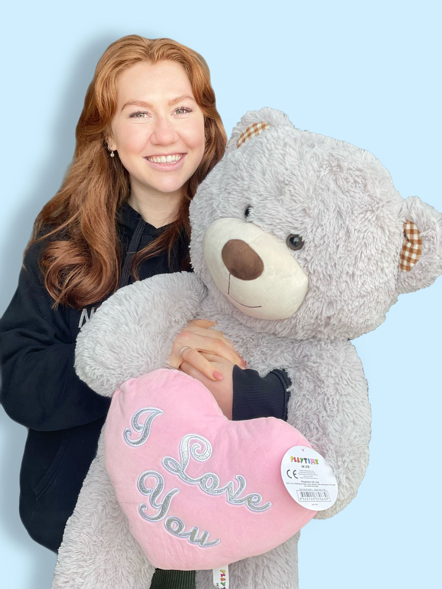 Valentines Day Extra Large Teddy Bear I Love You Cuddly Toy