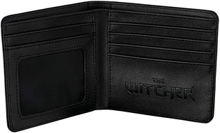 The Witcher: 3 White Wolf Medallion Bi-Fold Wallet Black