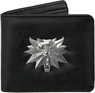 The Witcher: 3 White Wolf Medallion Bi-Fold Wallet Black