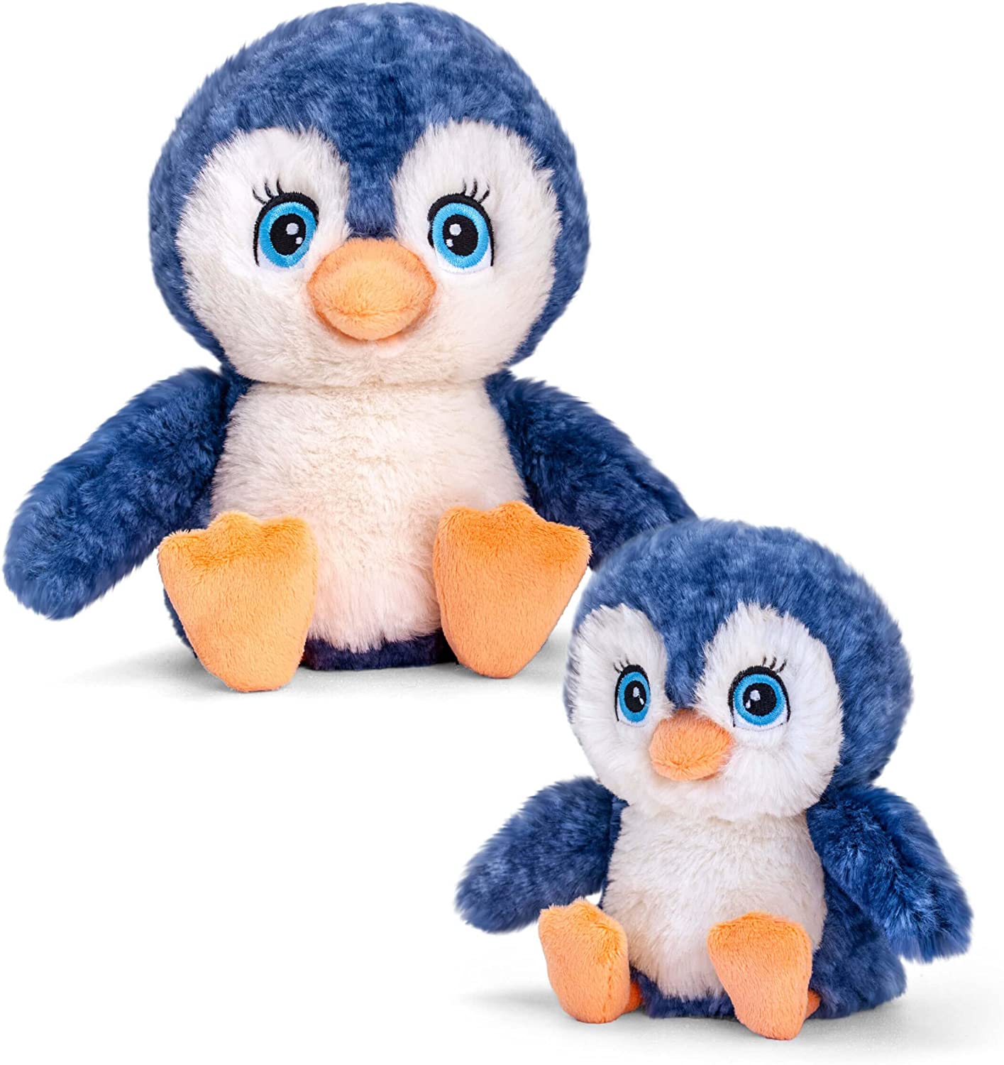 Keel Adoptable World PENGUIN 16cm 100% Recycled Eco Plush Soft Toy