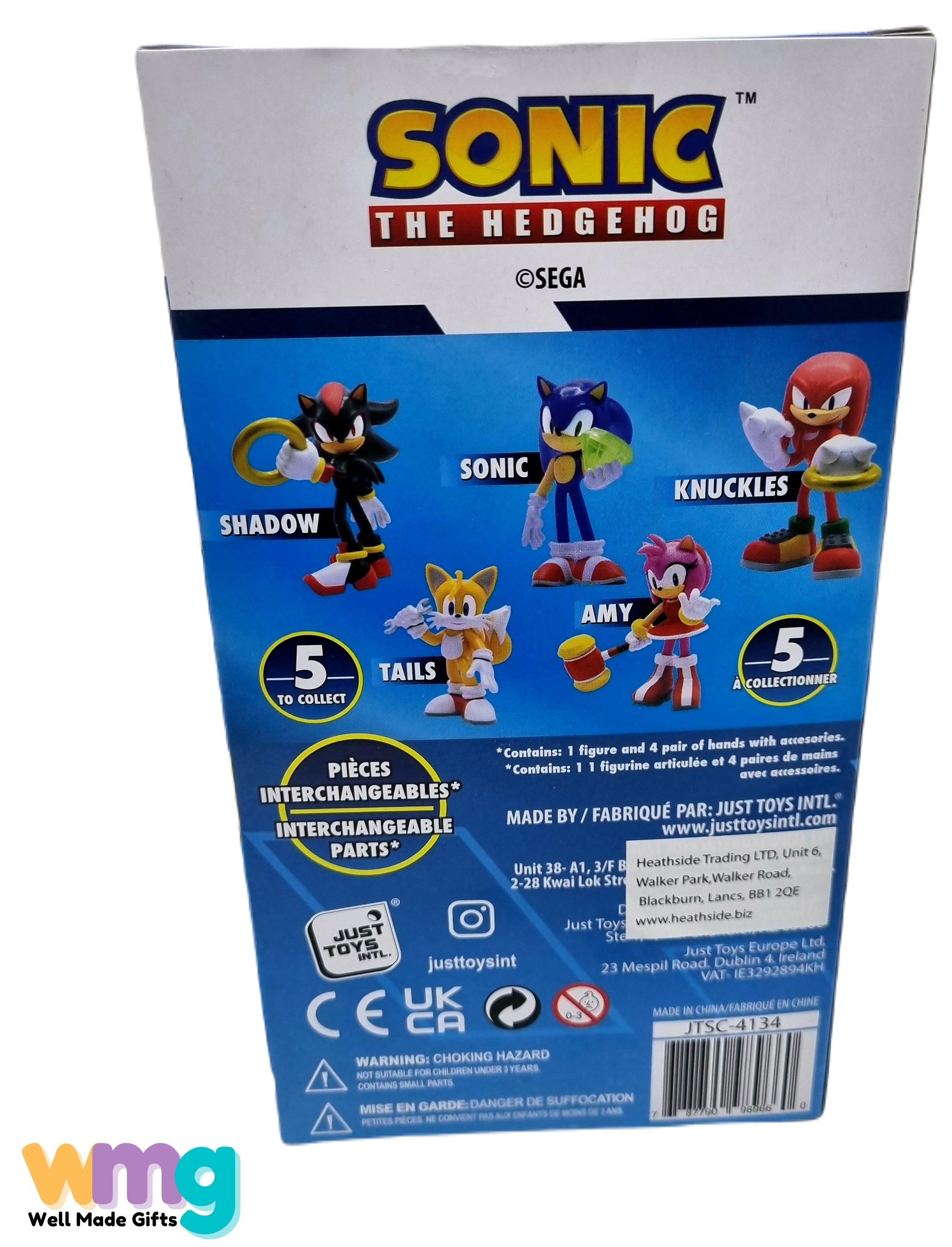 Box damaged Sonic the Hedgehog Buildable Figures