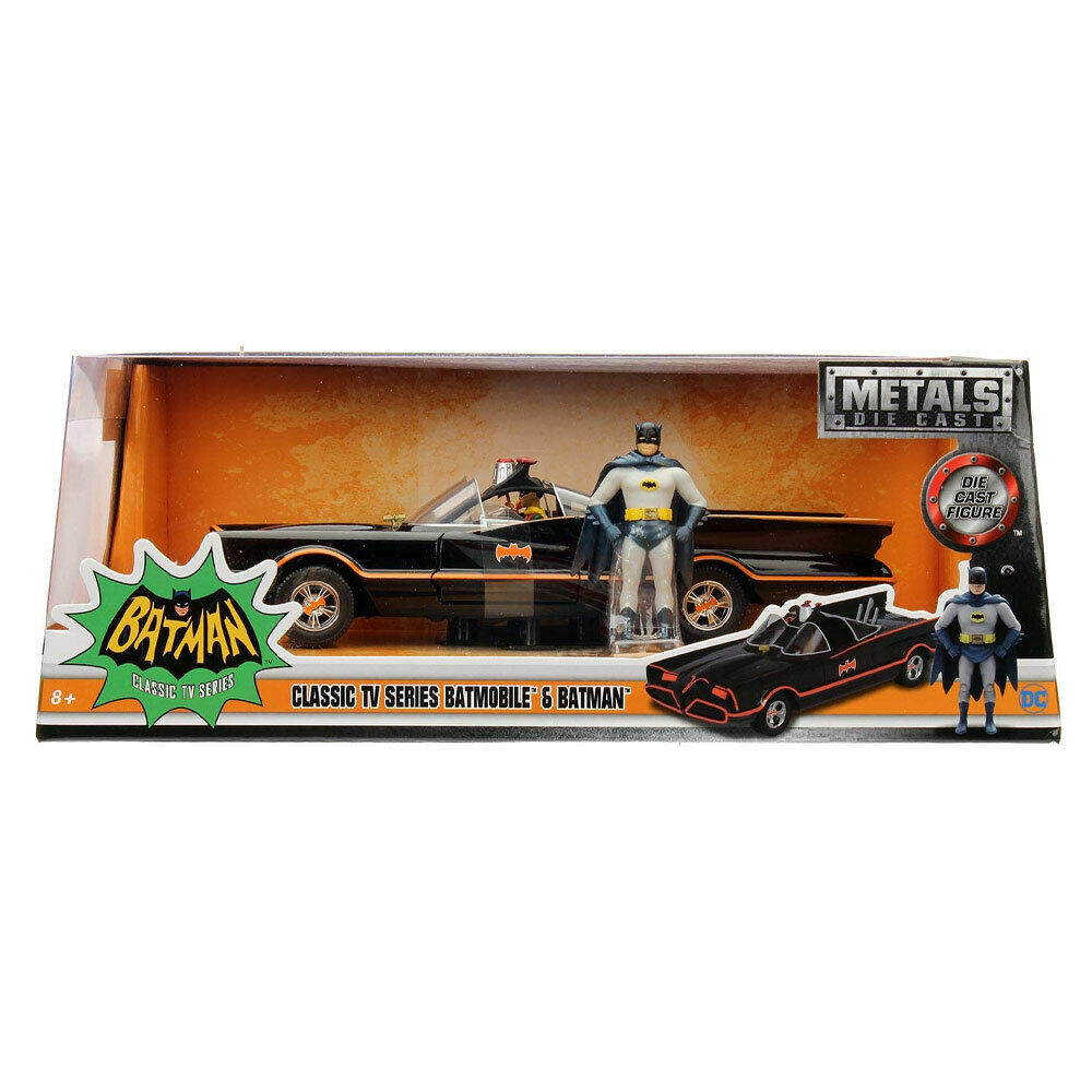 Jada Hollywood Rides 1966 Batman Classic Batmobile 1:24 Diecast Model Car - 0