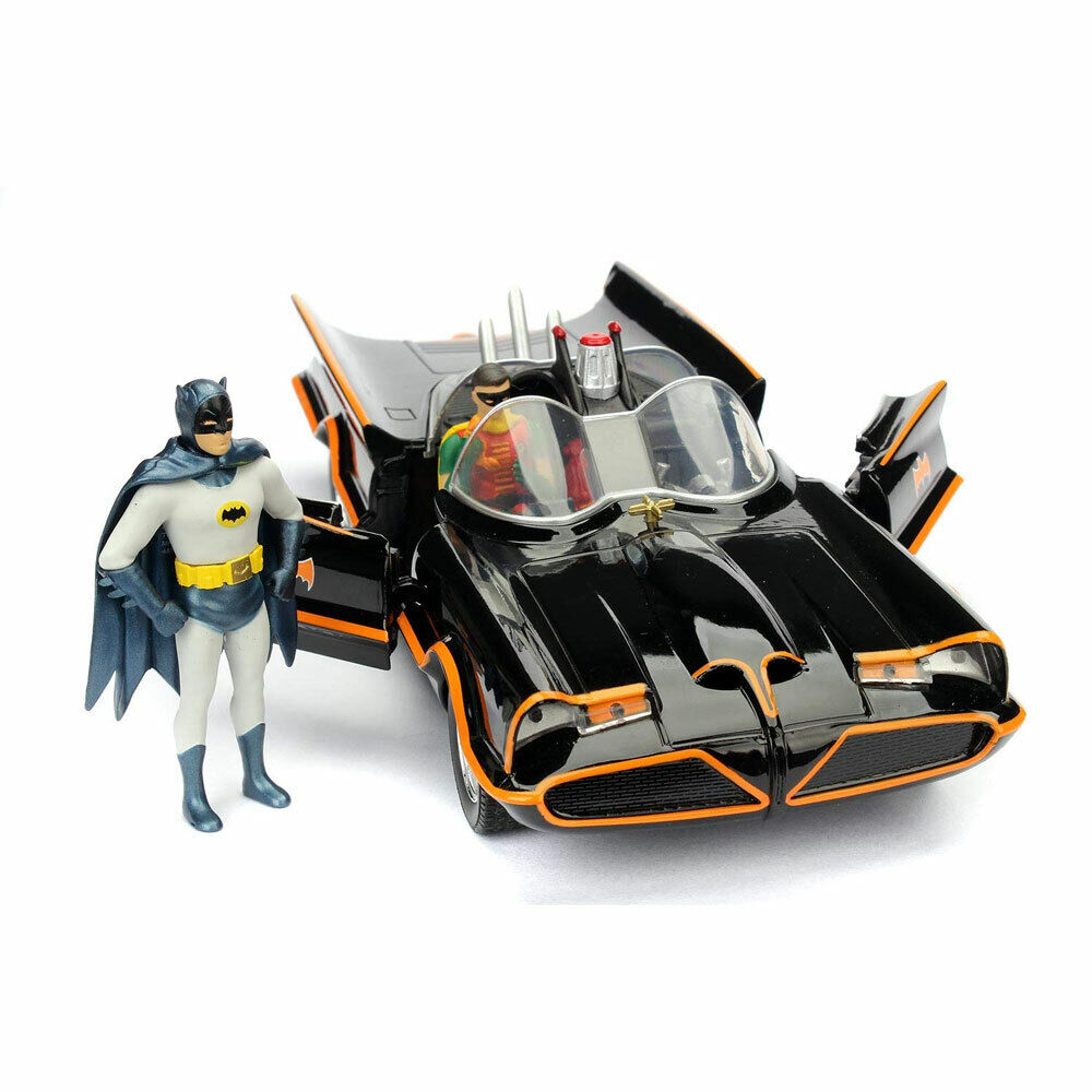 Jada Hollywood Rides 1966 Batman Classic Batmobile 1:24 Diecast Model Car