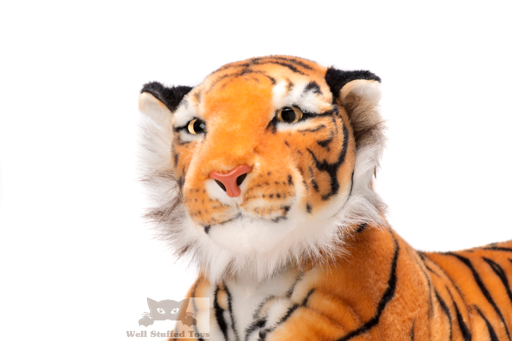 Deluxe Paws Medium Brown Tiger Stuffed Soft Plush 140cm