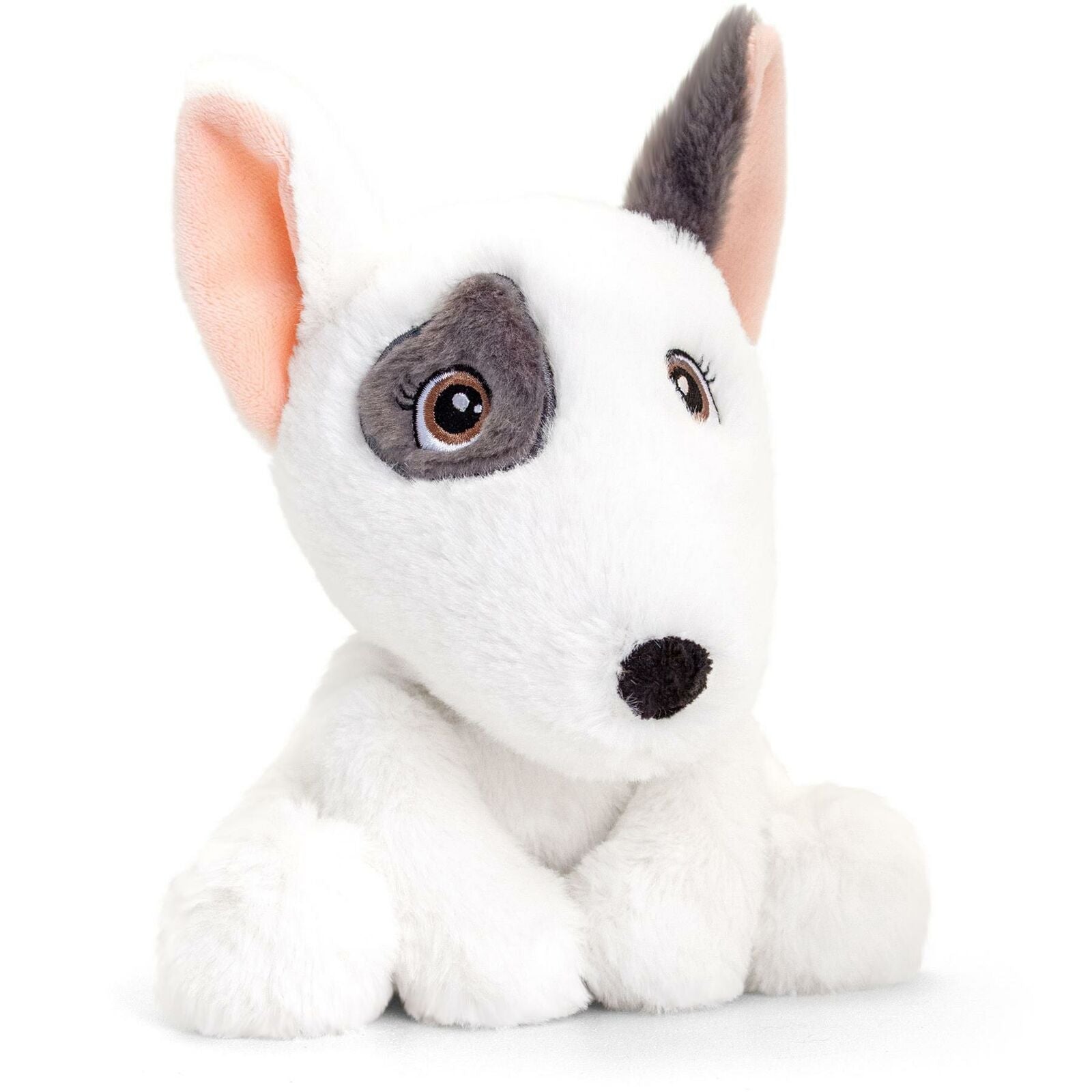 Keel Adoptable World BULL TERRIER Dog 16cm 100% Recycled Eco Plush Soft Toy - 0