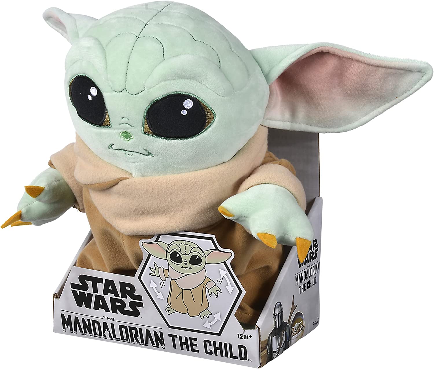 Star Wars The Mandarlorian: The Child Baby Yoda 30cm Plush Soft Toy - Official Licensed Simba Disney