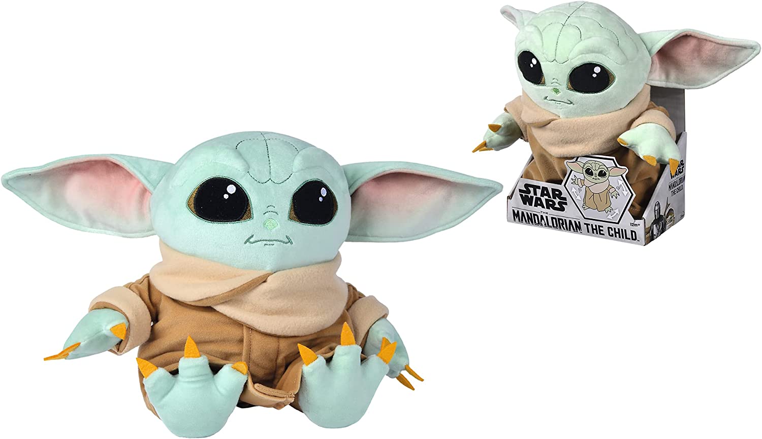 Star Wars The Mandarlorian: The Child Baby Yoda 30cm Plush Soft Toy - Official Licensed Simba Disney