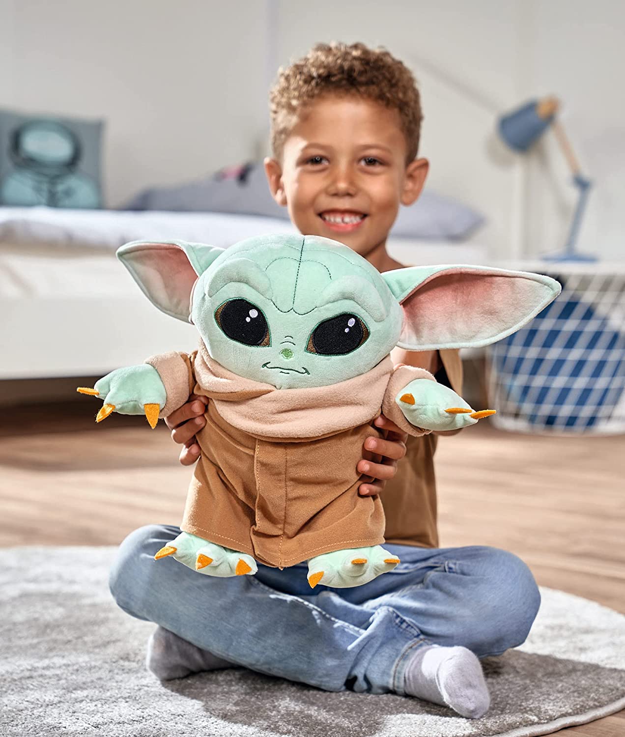 Star Wars The Mandarlorian: The Child Baby Yoda 30cm Plush Soft Toy - Official Licensed Simba Disney