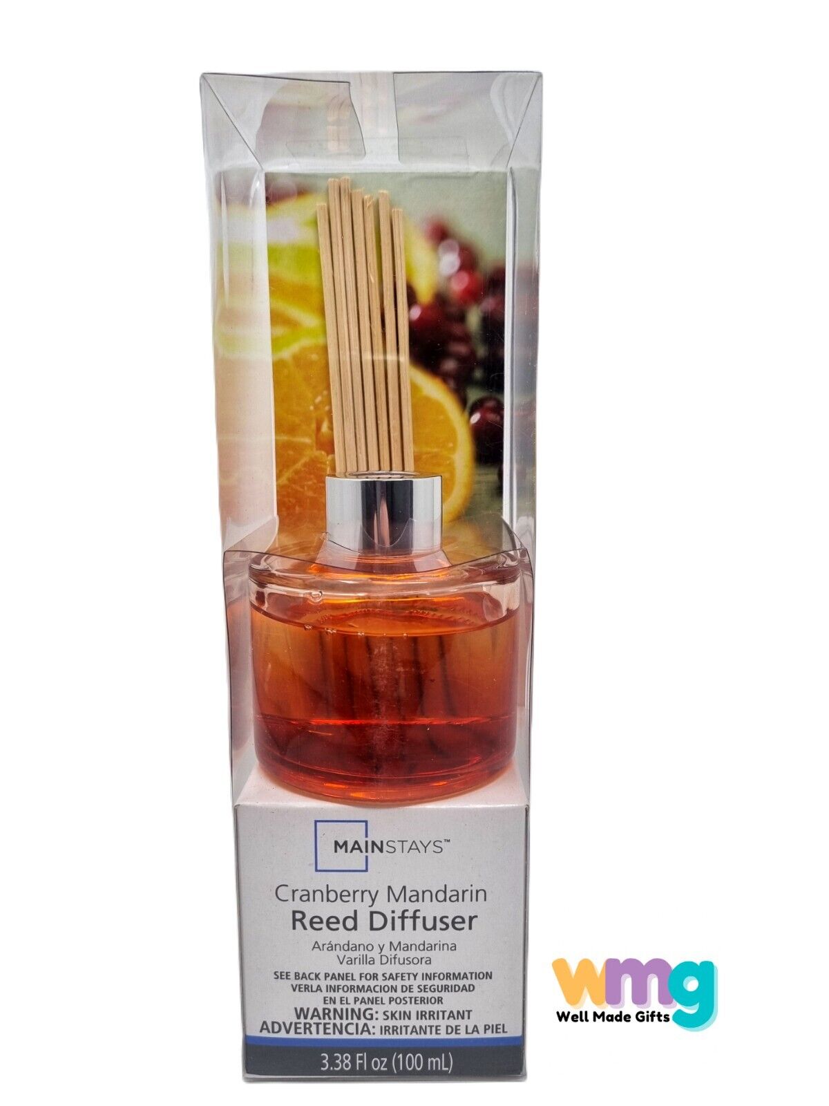 Reed Diffuser Scents MAINSTAYS 100ml Mandarin Vanilla Cotton Pineapple