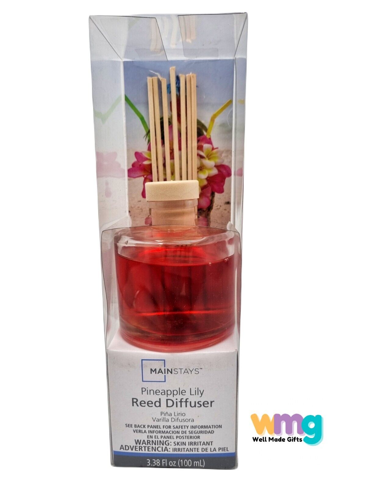 Reed Diffuser Scents MAINSTAYS 100ml Mandarin Vanilla Cotton Pineapple