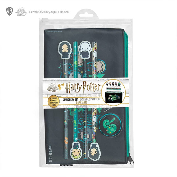 Cinereplicas Harry Potter Officially Licensed Stationery Sets - Hogwarts Houses, Kawaii, Dark Kawaii