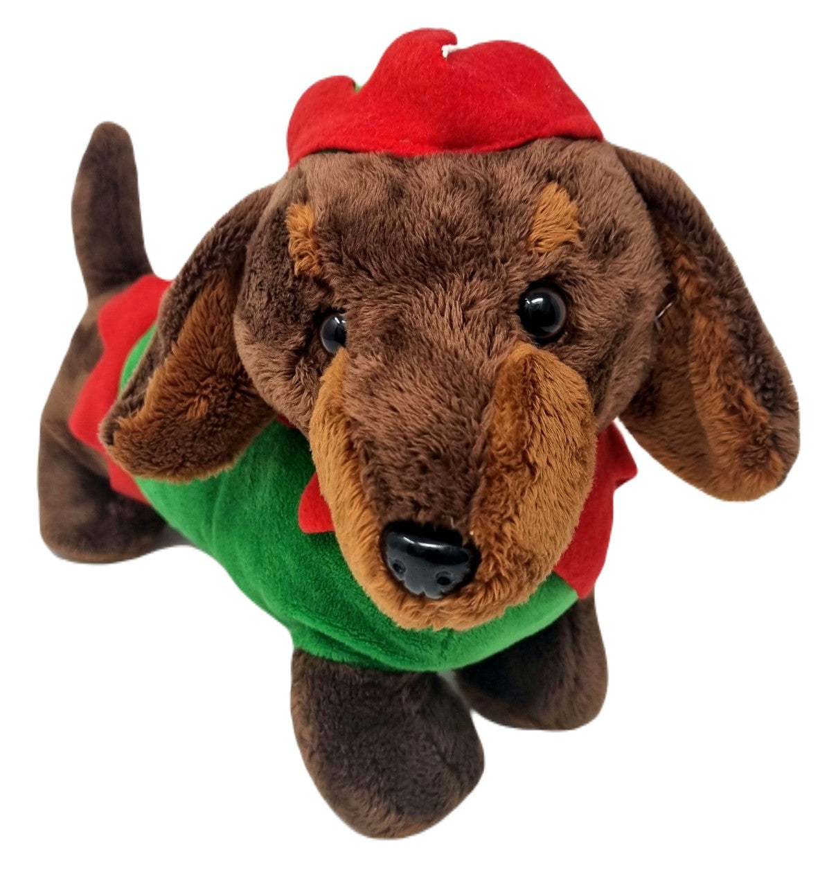 Elf Sausage Dog Festive Plush Soft Toy 30cm / 12" - 0