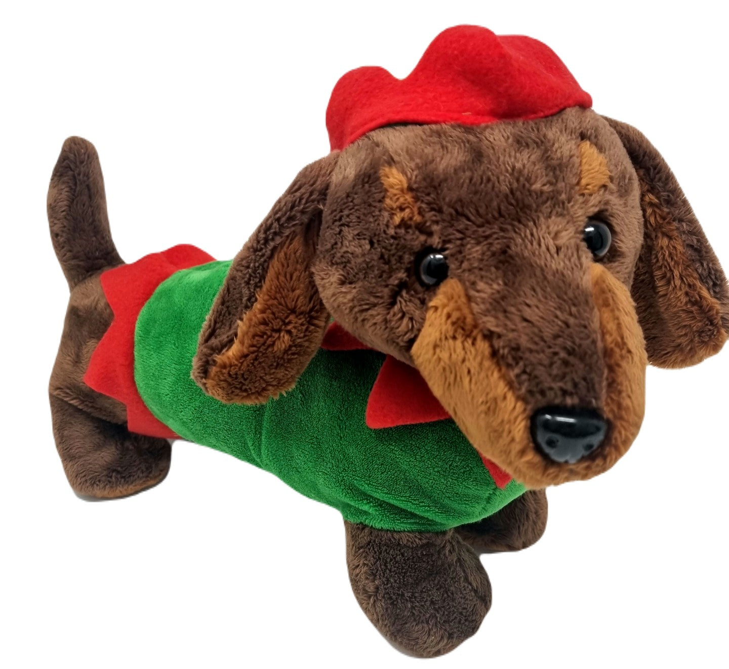 Elf Sausage Dog Festive Plush Soft Toy 30cm / 12"