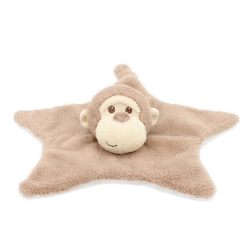 Keel Toys Keeleco 100% Recycled Baby Marcel Monkey Themed Blankets, Rattles, Plush Toys