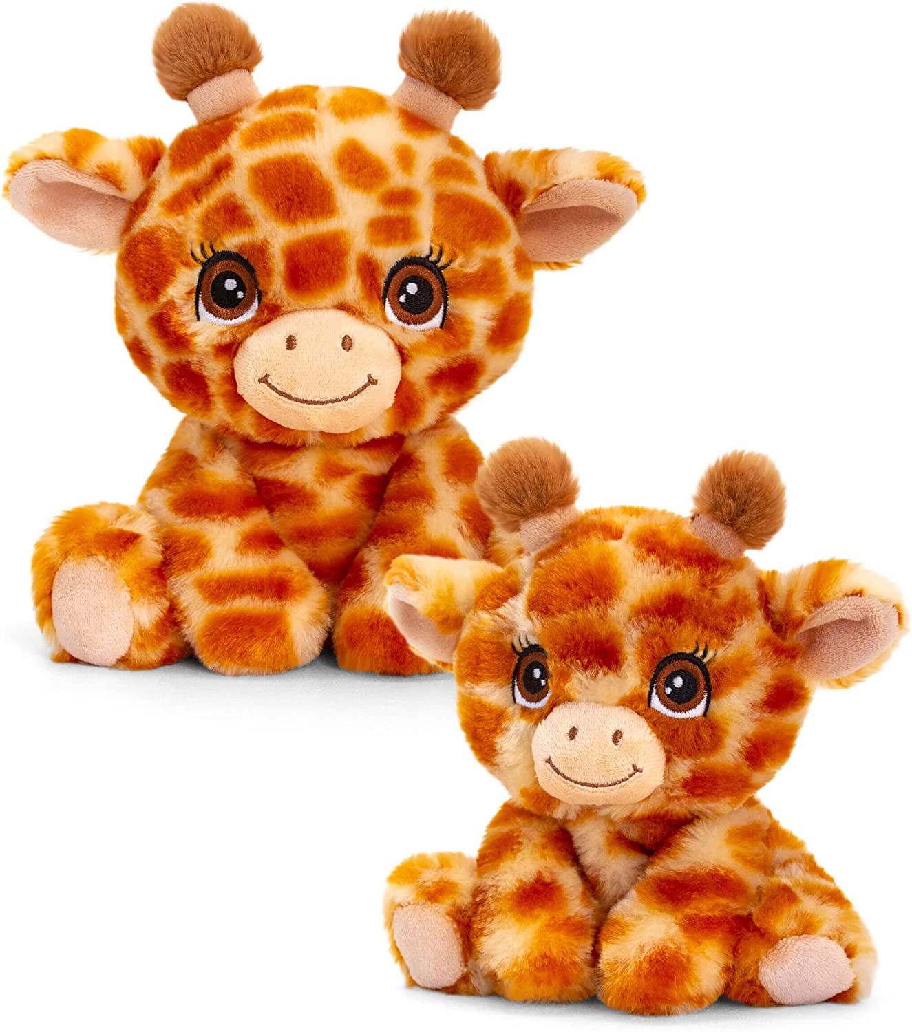 Keel Adoptable World GIRAFFE 16cm 100% Recycled Eco Plush Soft Toy - 0