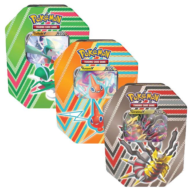 Pokemon - Hidden Potential Tins - Gallade V, Giratina V, Rotom V