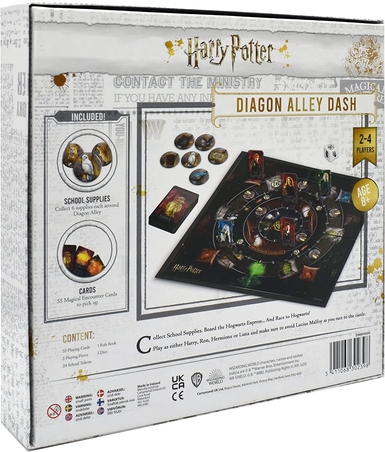 Cartamundi Harry Potter Diagon Alley Dash Board Game - 0