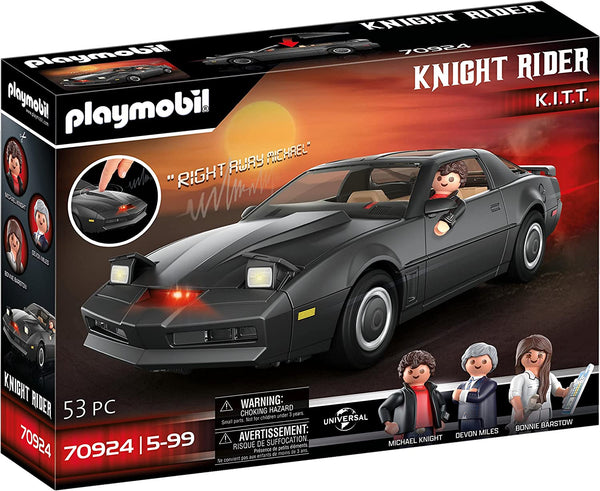 Playmobil 70924 Knight Rider - K.I.T.T. Kitt TV Show - Prebuilt Display Models