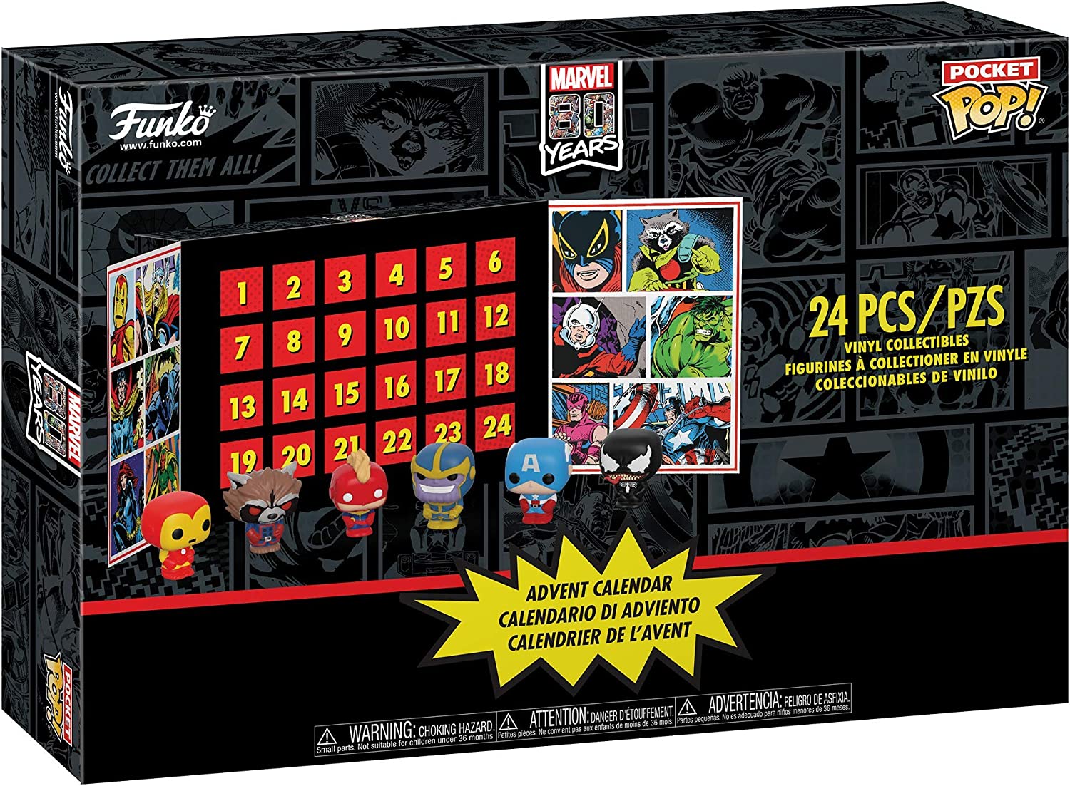 Funko Christmas Advent Calendar: Marvel 80th Anniversary